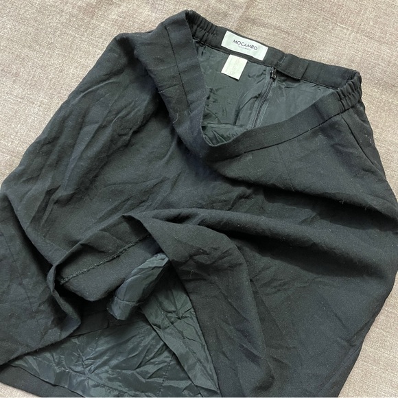 Mocambo by Takeo Ando Black Lined A Line Skirt - Picture 4 of 8